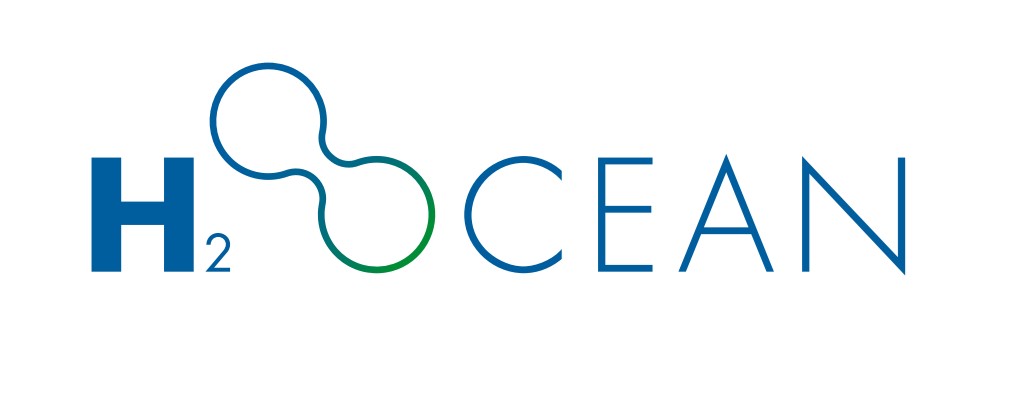 H2 Ocean company logo with blue and green design